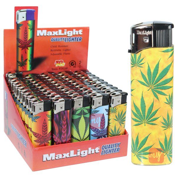 Maxlight Electronic Lighter: Leaf Design (50CT) – ABC Products Inc.