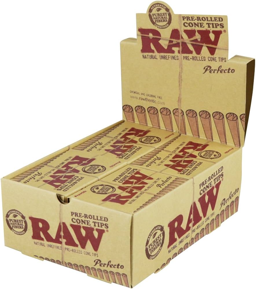 Raw Perfecto Pre Rolled Cone Tips (20CT)