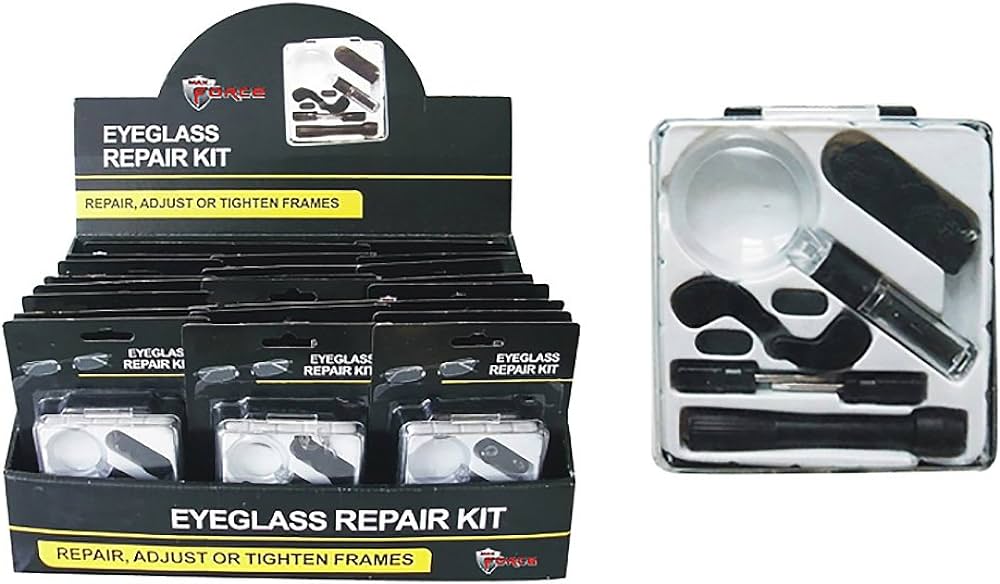 Max Force Eye Glass Repair Kit Display (24CT)