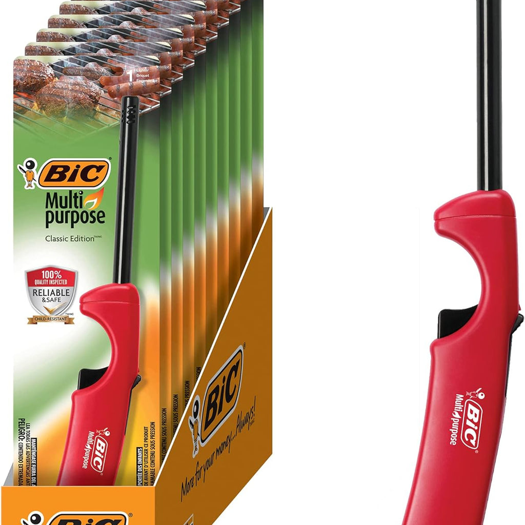 Bic: BBQ Multi Purpose Lighter Display (10CT)