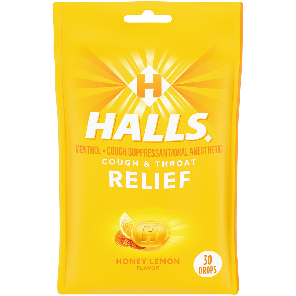 Halls Bags: Honey Lemon (12CT)