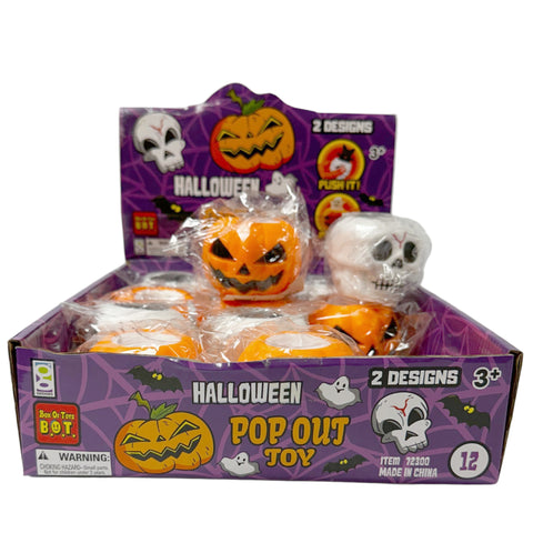 Pop Out Squeeze Toy: Halloween (12CT)