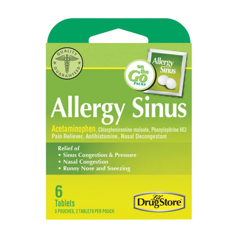 Lil Drug Blister Pack: Allergy Sinus 6's (6CT)