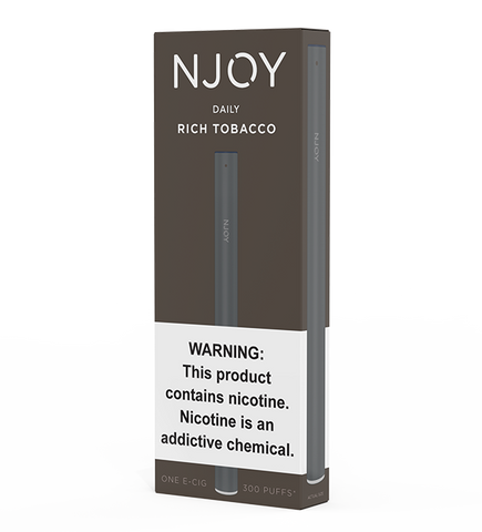 NJOY DAILY Disposable: Rich Tobacco 4.5%