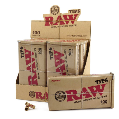 Raw Pre Rolled Tips 100's (6CT)