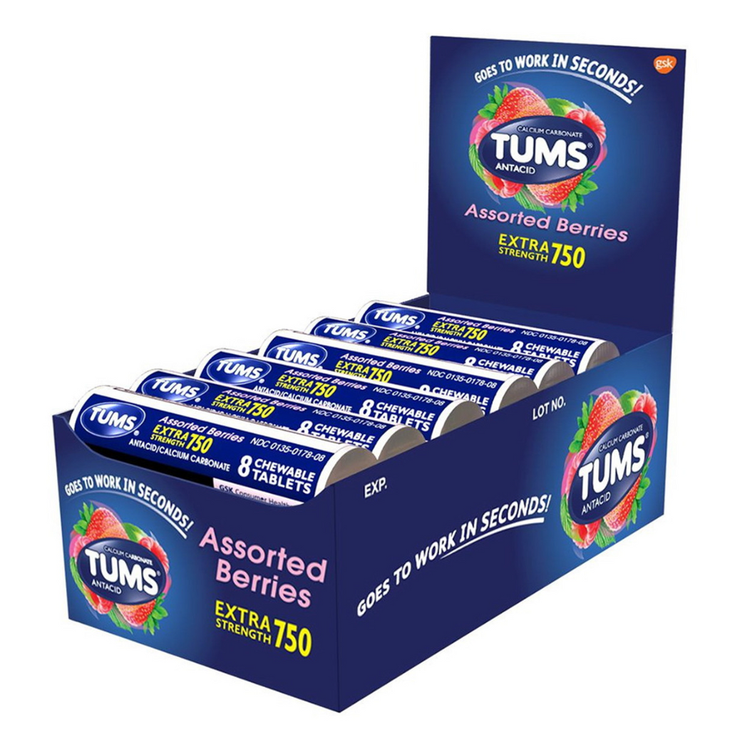 Tums Extra Strength 750: Assorted Berries