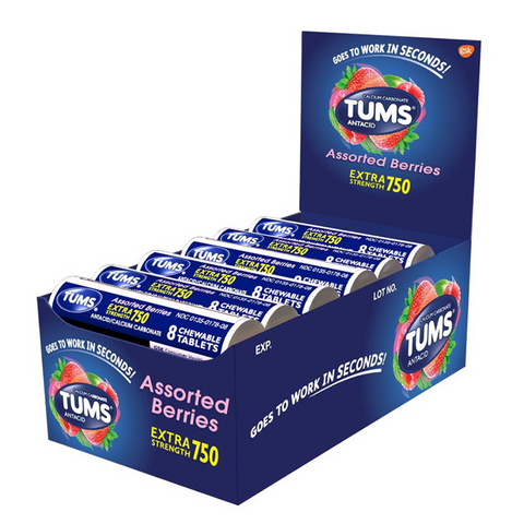 Tums Extra Strength 750: Assorted Berries