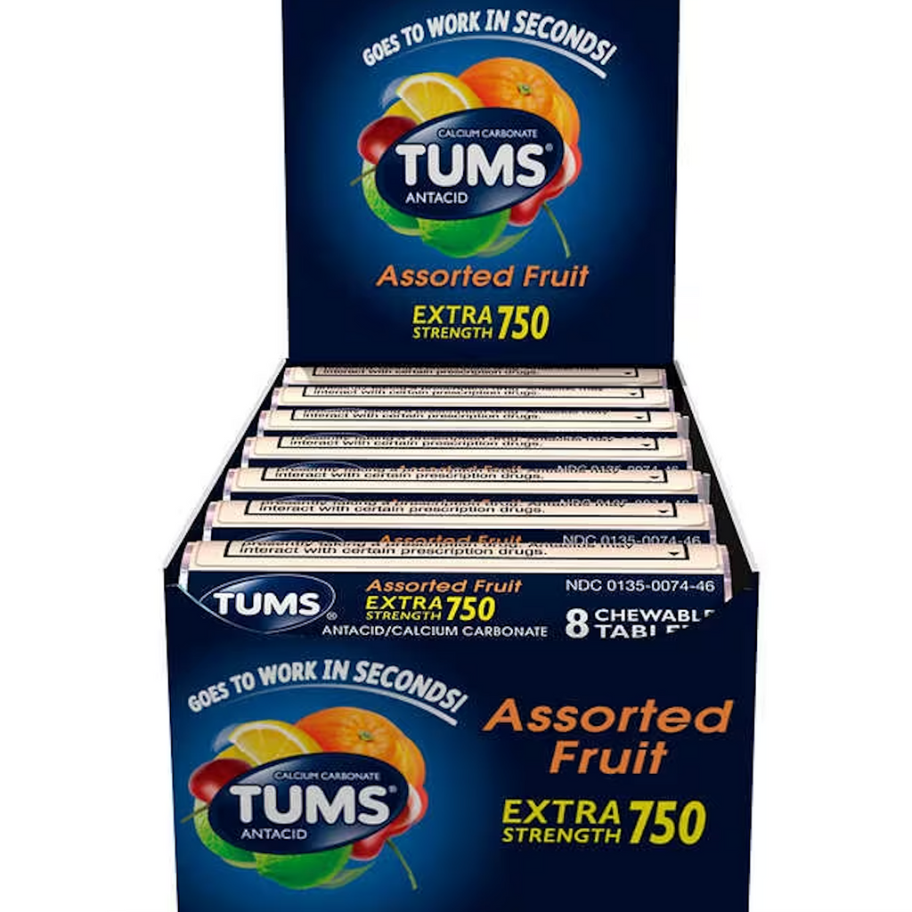 Tums Extra Strength 750: Assorted Fruit