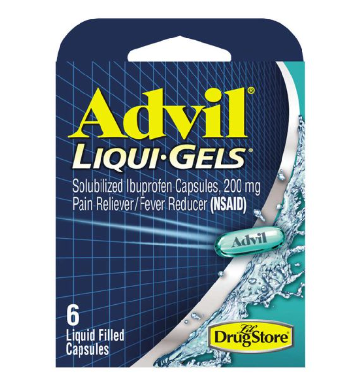 Lil Drug Blister Pack: Advil Liqui Gels 6's (6CT)