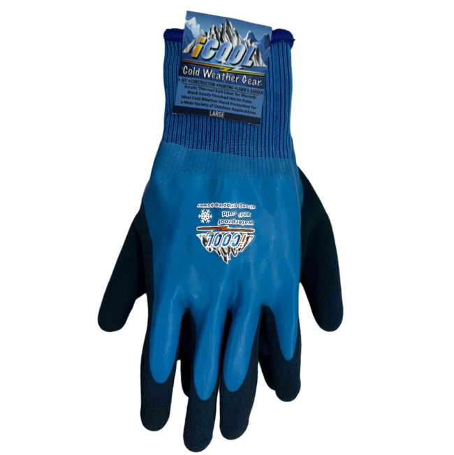 iCool Cold Weather Gloves - Blue (12CT)