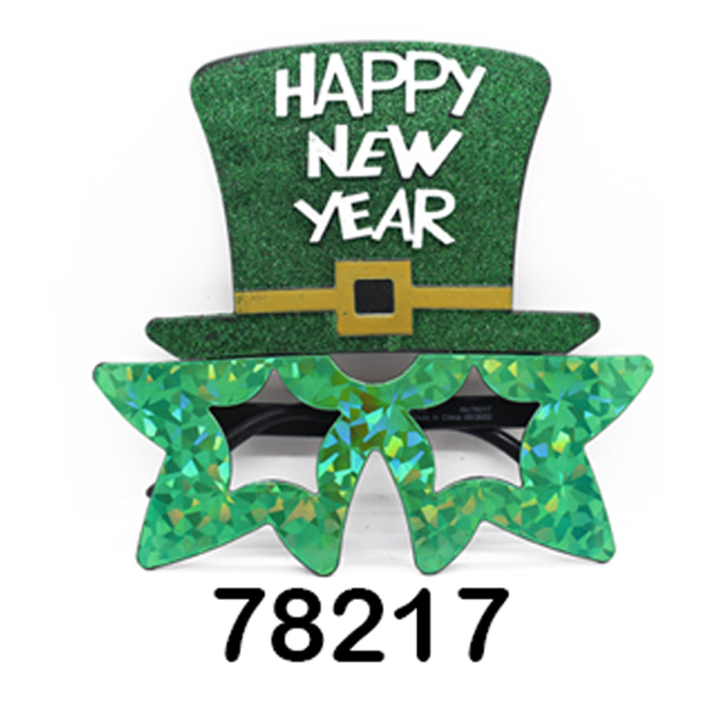 Glasses: Happy New Year Hat Style (12CT) - 78217