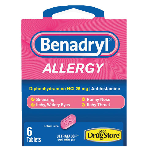 Lil Drug Blister Pack: Benadryl 6's (6CT)