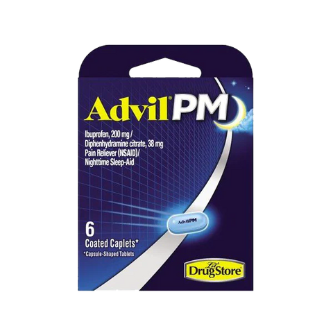 Lil Drug Blister Pack: Advil PM 6's (6CT)