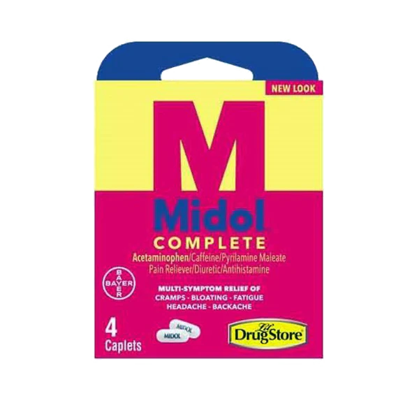 Lil Drug Blister Pack: Midol Complete 4's (6CT)