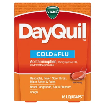 DayQuil Cold & Flu Liqui Caps (16CT)