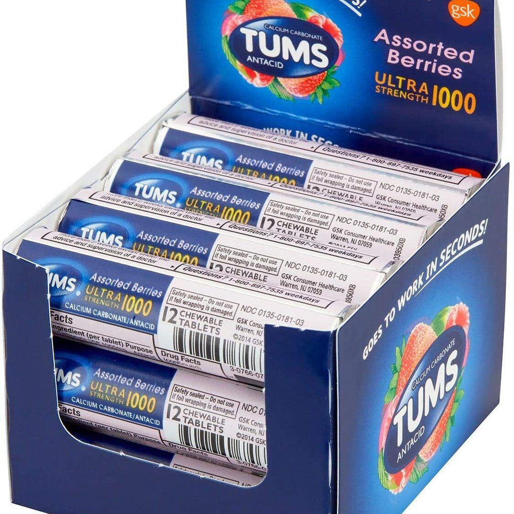 Tums Ultra Strength 1000: Assorted Berries