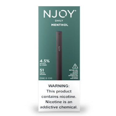 NJOY DAILY Disposable: Menthol 4.5%