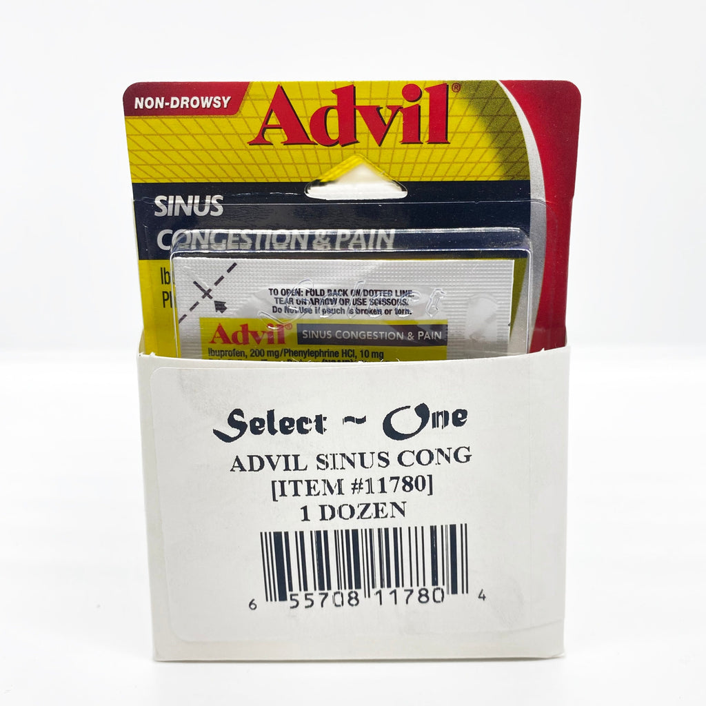 Blister Pack: Advil Sinus Congestion & Pain 2's (12CT)