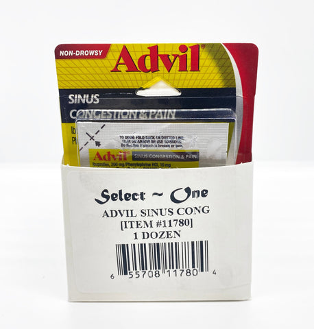 Blister Pack: Advil Sinus Congestion & Pain 2's (12CT)