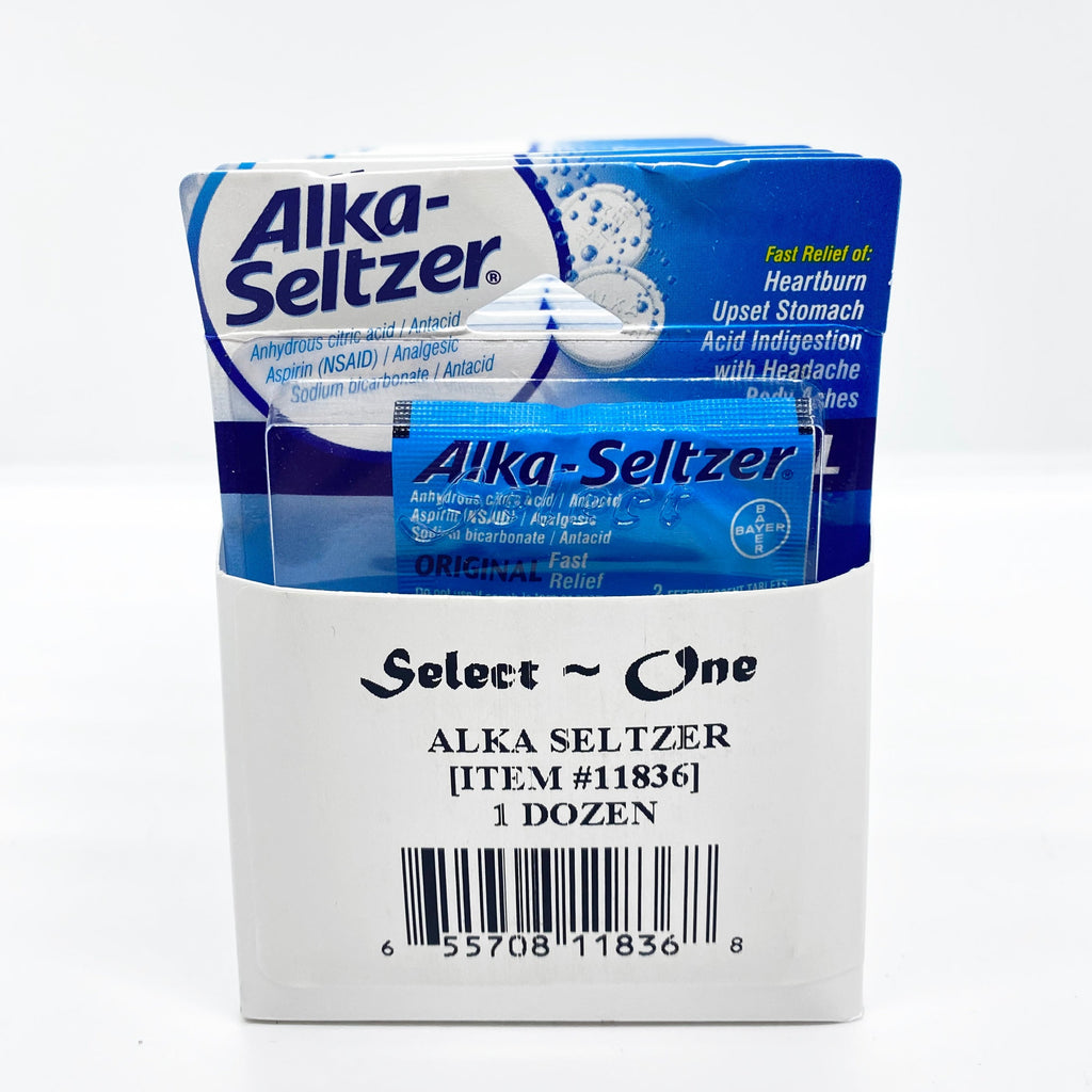 Blister Pack: Alka Seltzer 2's (12CT)