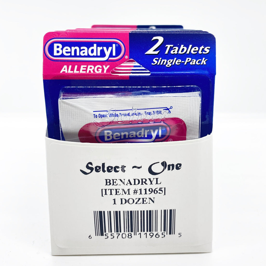 Blister Pack: Benadryl Allergy 2's (12CT)