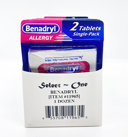 Blister Pack: Benadryl Allergy 2's (12CT)