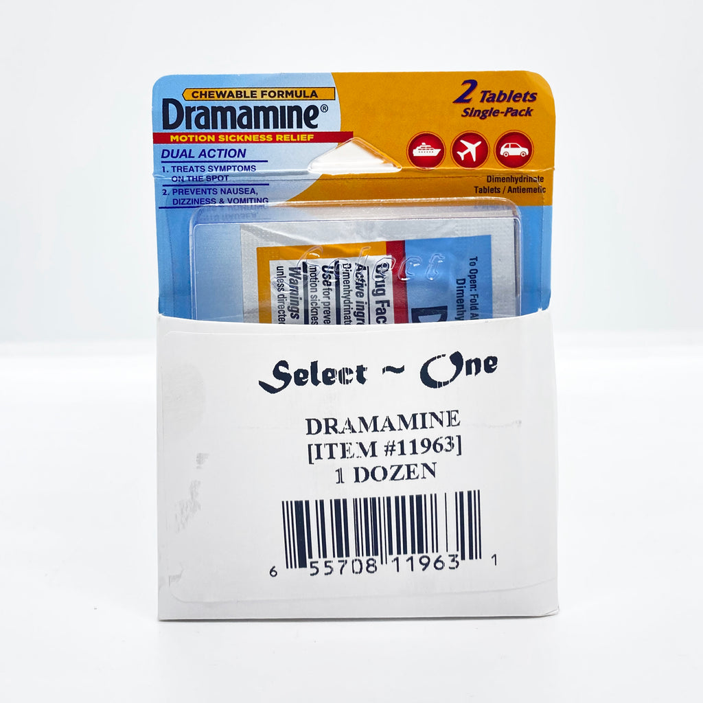 Blister Pack: Dramamine 2's (12CT)