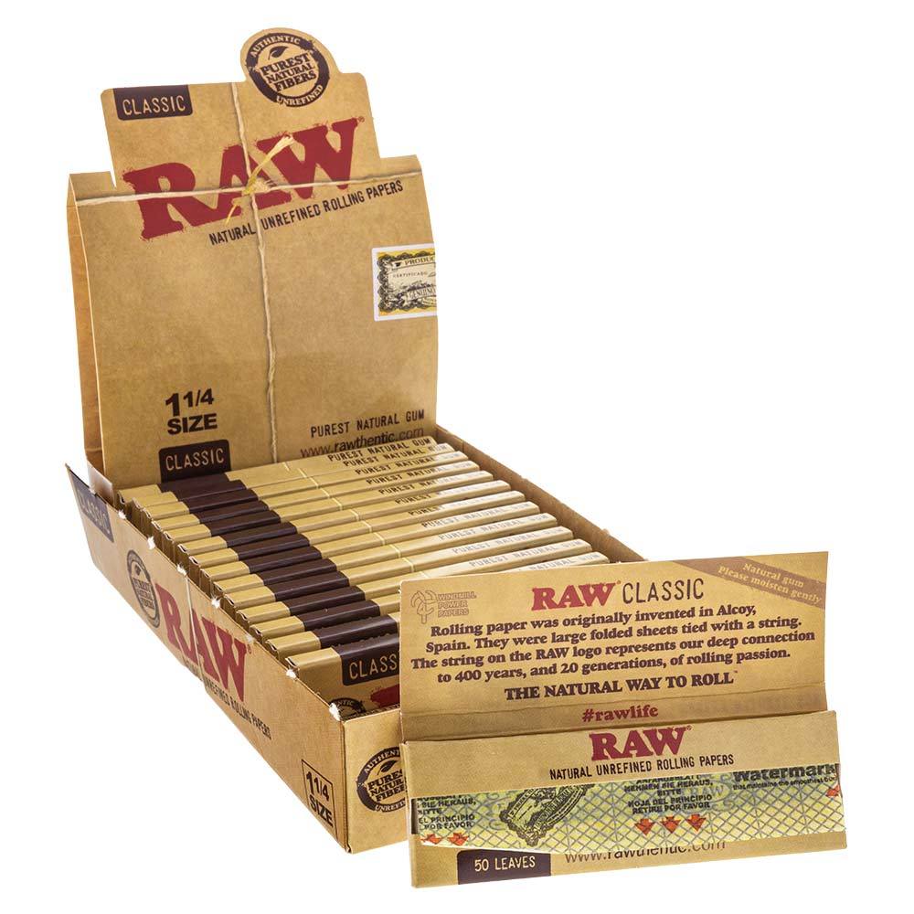 Raw Classic Paper: 1-1/4 (24CT)