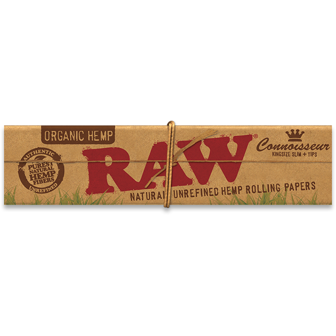 Raw Organic Connoisseur King Size Slim + Tips (24CT)