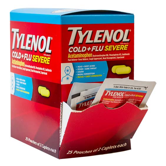 Tylenol Cold+Flu Severe Loose Box - 25CT