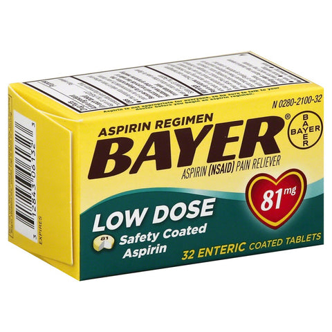 Bayer Low Dose Tablets 81mg (24CT)